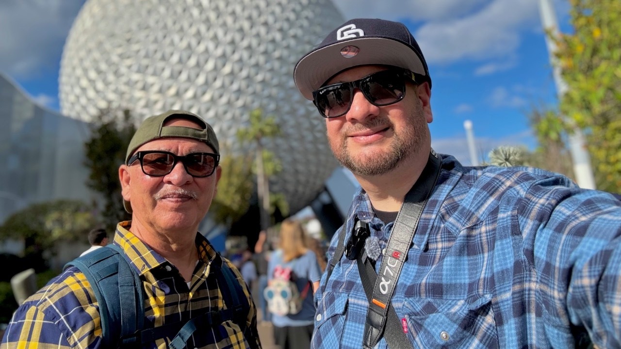 Epcot's Festival of Holidays with Dad plus we saw Brie Larson for the Candlelight Processional