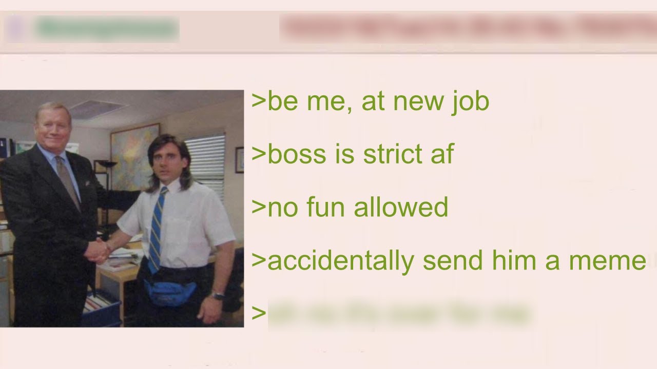 Anon sends his strict Boss a Meme | 4Chan Greentext Stories