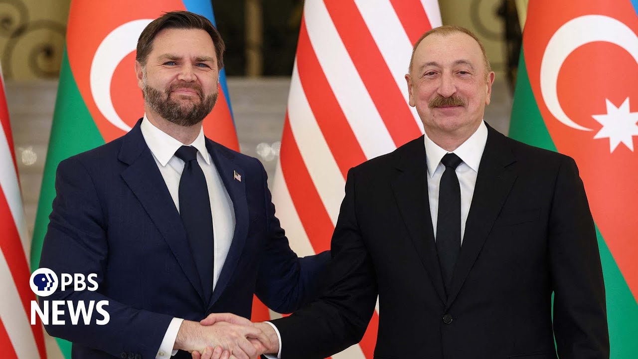 WATCH: Vance and Azerbaijani President Aliyev speak after signing strategic partnership charter