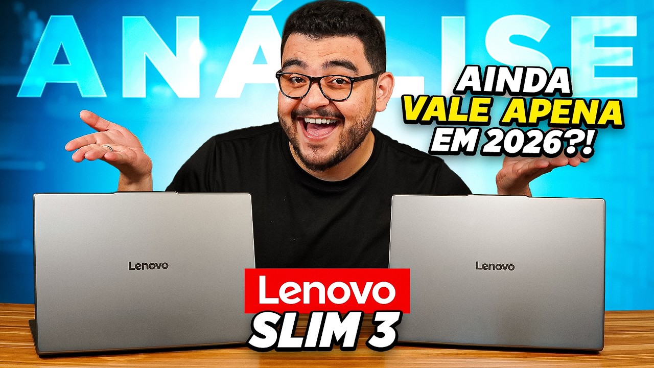 Notebook Lenovo Slim 3 em 2026: Ainda Vale a Pena Comprar? Review Completo + Testes Reais