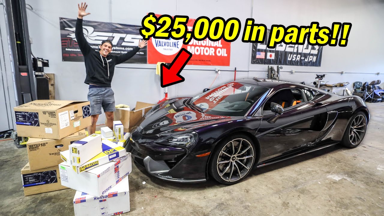 Building the ULTIMATE Supercar Race Car!! 570s Build Pt.1 AP RACING BBK INSTALL