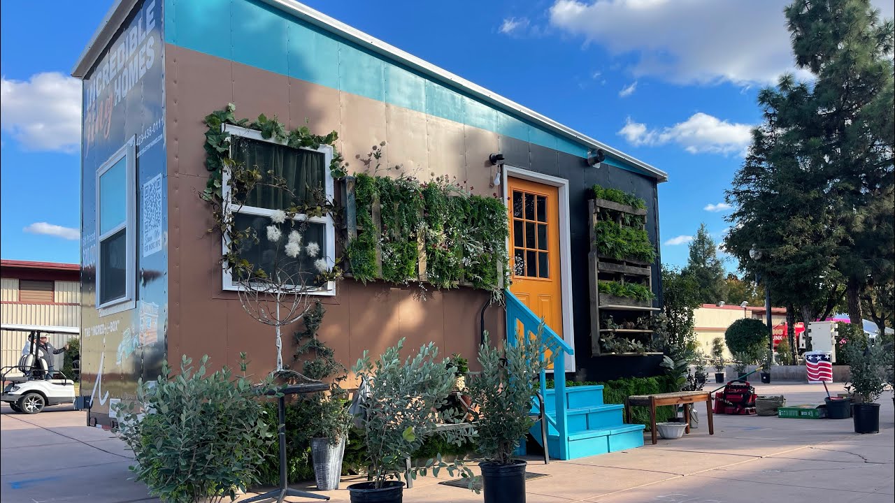 AFTER DIY: 8’x20’ Incred-I-Box Fully Off Grid Tiny Home Tour in Fresno, CA Tiny Home Show $37,500 🏡