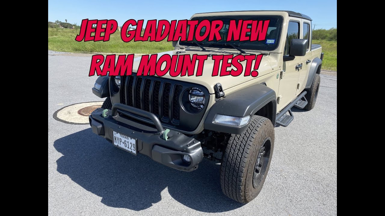 Jeep Gladiator New Ram Mount Test