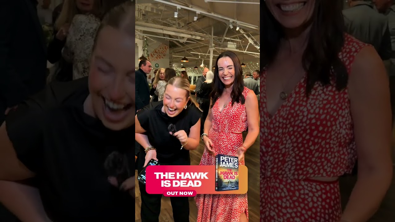 We played Crime or No Crime with Peter James. 👀 The Hawk Is Dead is out now. 🦅🔥