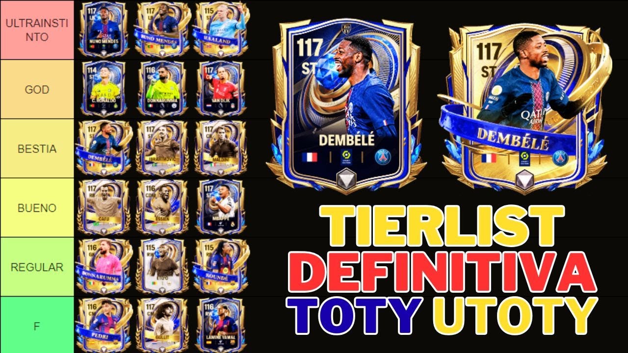 ❌CUIDADO CON ESTOS JUGADORES! 📉 TIERLIST DEFINITIVA TOTY🔥UTOTY 🔥 FC MOBILE 26