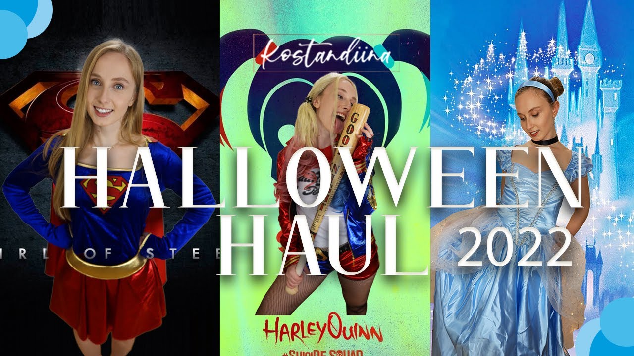 Halloween Costume Haul 2022 | Harley Quinn, Supergirl, Cinderella, Cleopatra, Queen, Jasmine