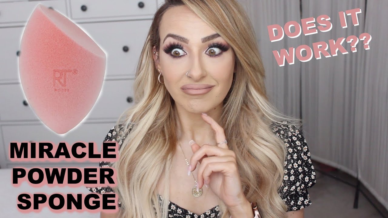DOES IT WORK?? REAL TECHNIQUE MIRACLE POWDER SPONGE