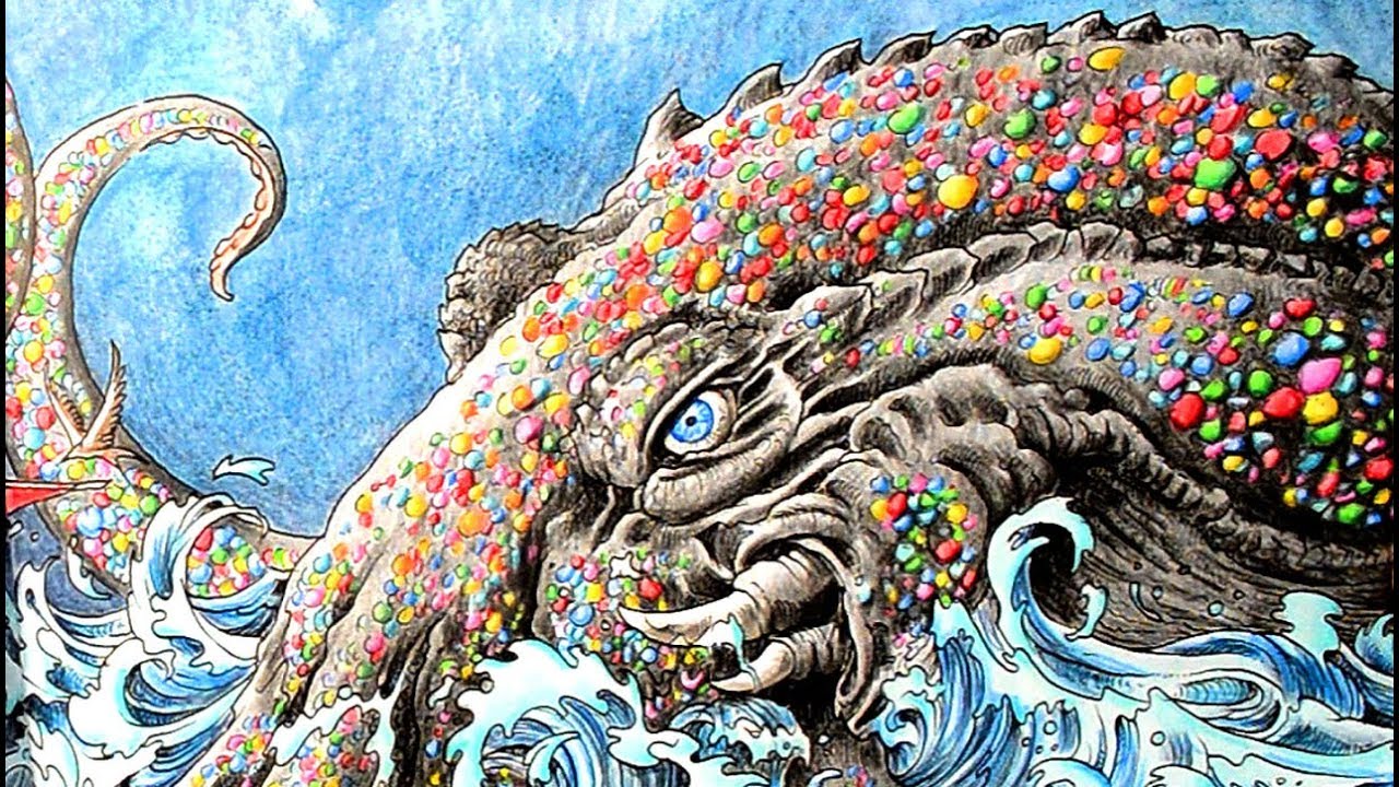 Coloring a Page from Colormorphia by Kerby Rosanes
