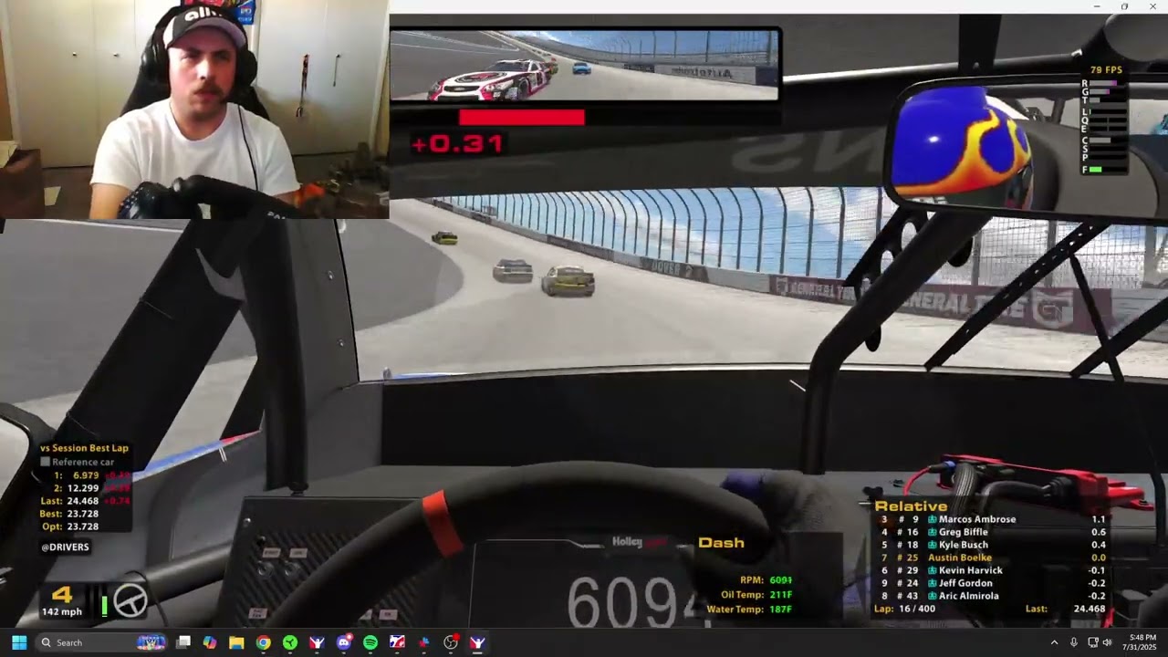 iRacing AI 2013 Season Race 29: Dover
