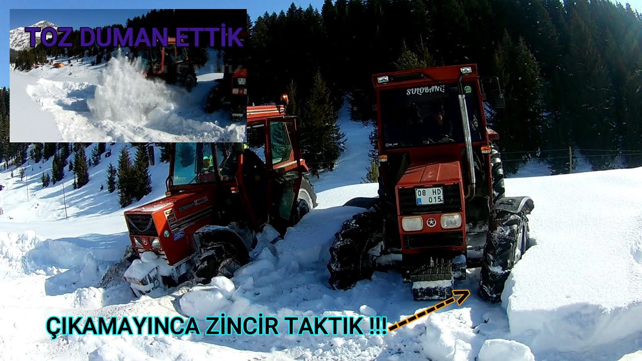 TÜMOSAN 6065 VE 7075 ZİNCİRSİZ ÇIKAMADIK 😢😰