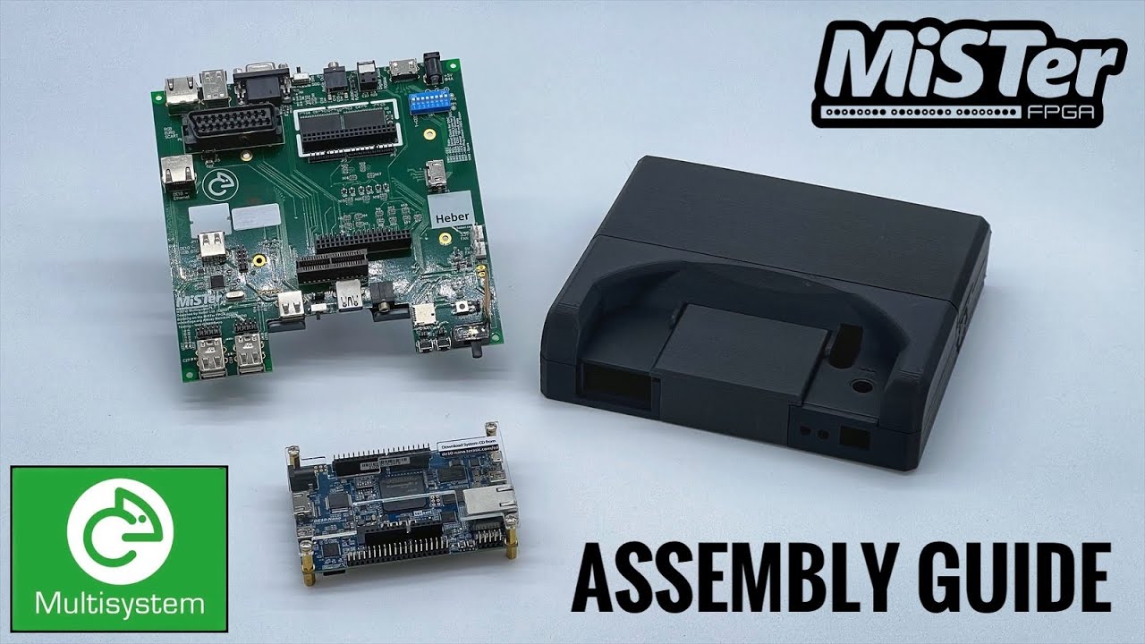 MiSTer Multisystem Assembly Build Instruction Guide DE10-Nano FPGA Terasic Heber Pi-MMS @TheRetroCollective