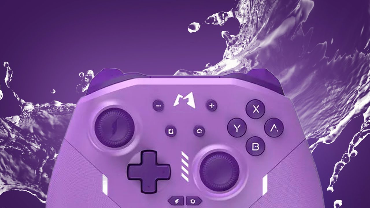 ФИОЛЕТОВЫЙ КОРОЛЬ ГЕЙМПАДОВ для ПК и Nintendo Switch Mobapad Huben