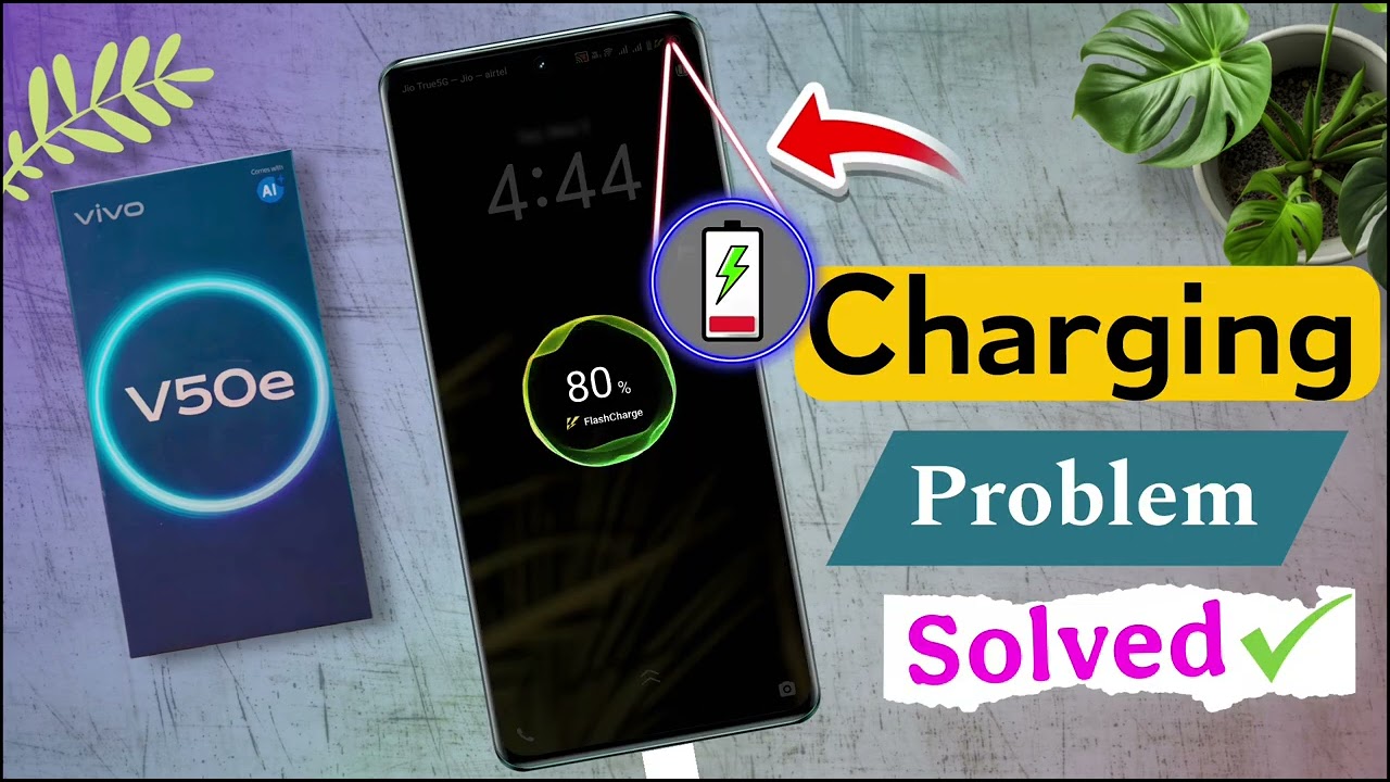 How to Solve Charging Problem on Vivo V50e | Enable Fast Charging Settings in Vivo V50e