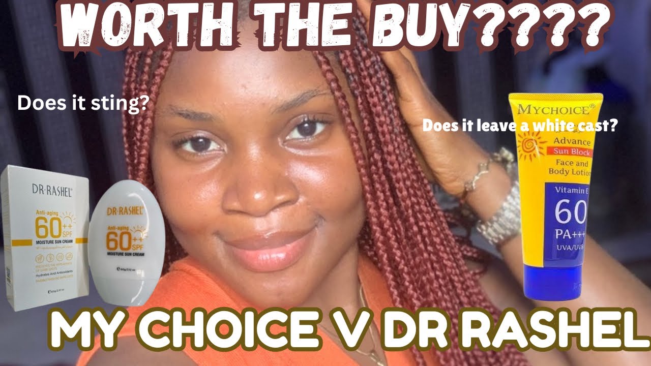 MY CHOICE V DR RASHEL SUNSCREEN  REVIEW/ will I be repurchasing?/  No white cast sunscreen.