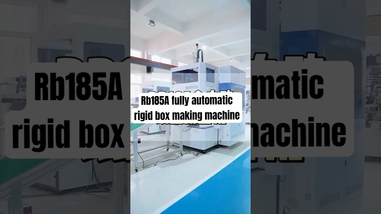 RB185A Rigid Box Forming Machine: 30 Boxes Per Minute, 400x600 Max Size!