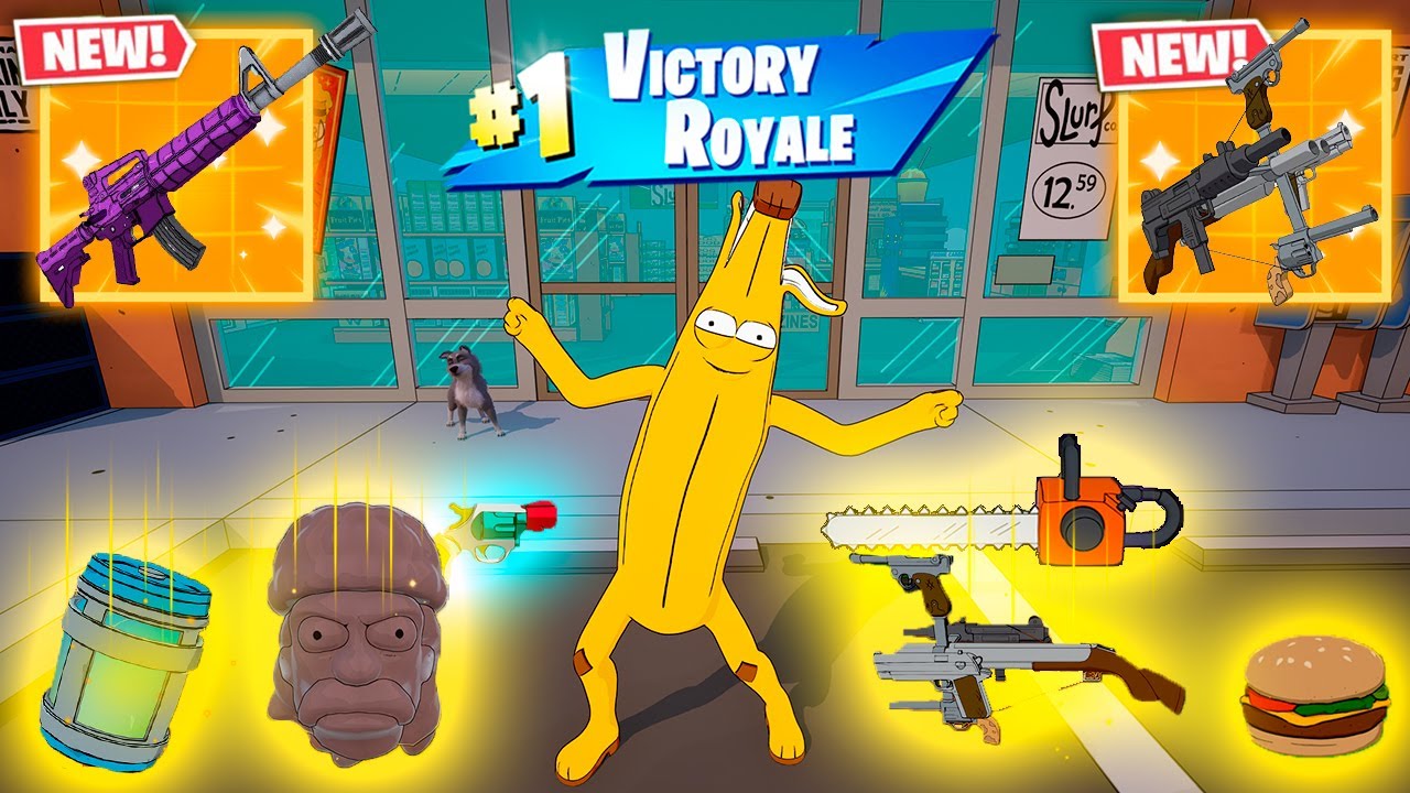 SPRINGFILDER PEELY vs NEW MYTHIC'S CHALLENGE (NEW!! Fortnite Chapter 6 The Simpsons)