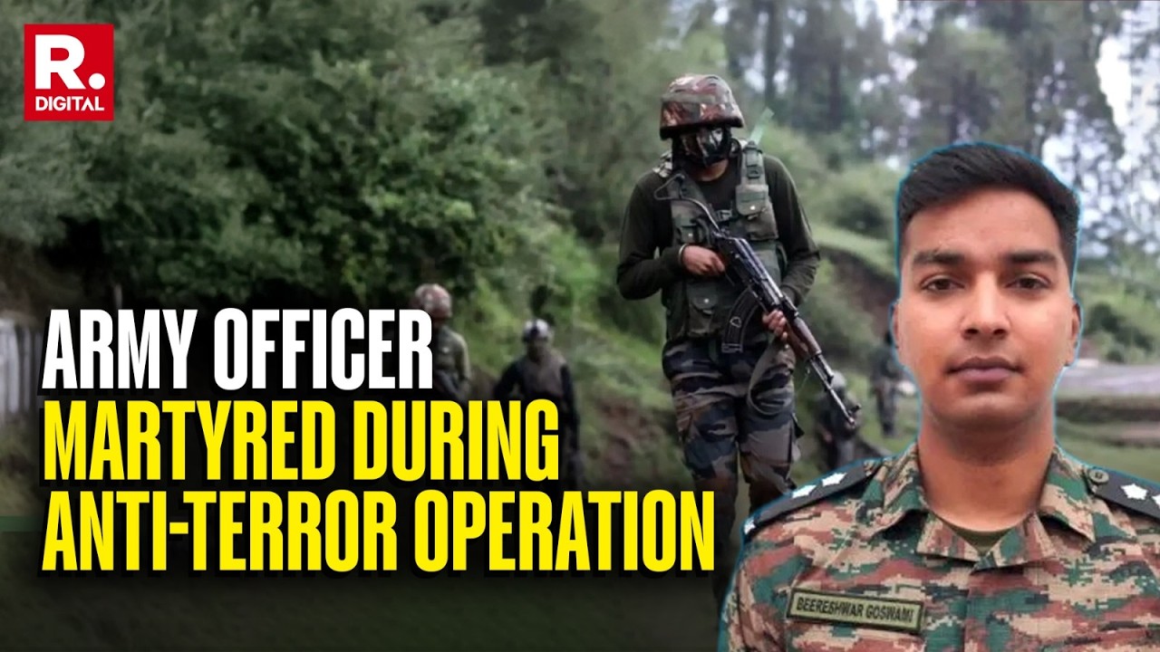 Indian Army Lieutenant Dies During Anti-Terror Operation In Rajouri