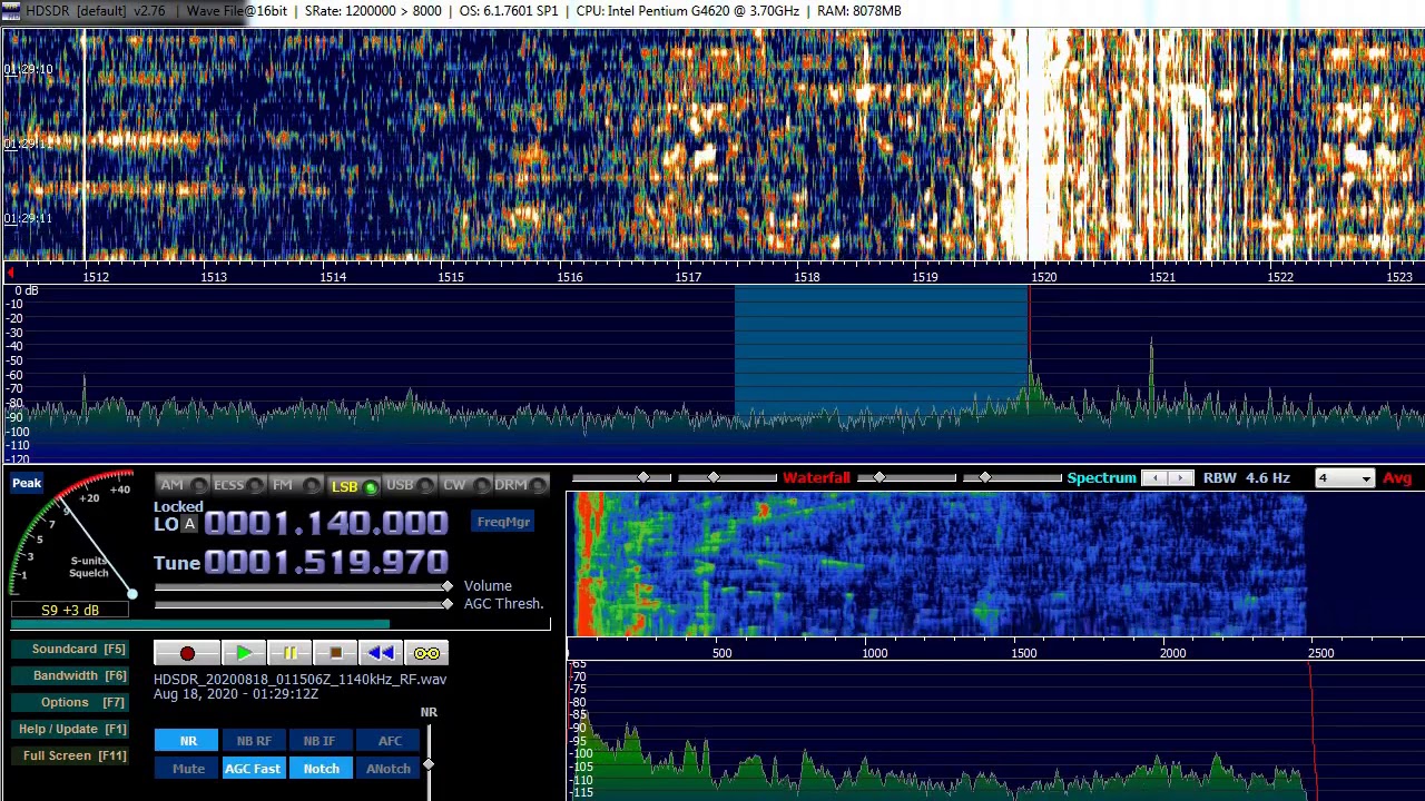 1520 kHz. USA-NY. WWKB ESPN 1520. Buffalo. 50 kW. 6947 km. 308&deg;