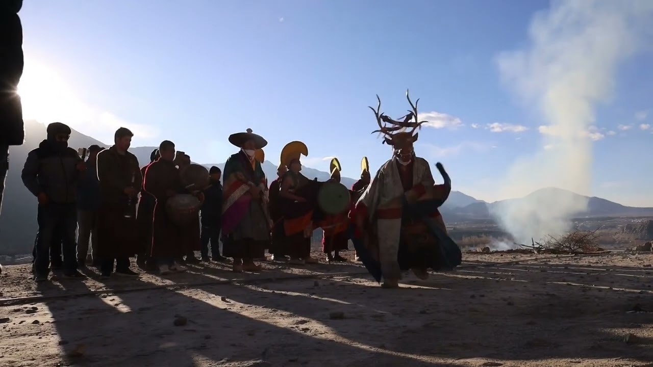 Spituk Monastery annual festival 2nd day (Coverages Torma) Ladakh.