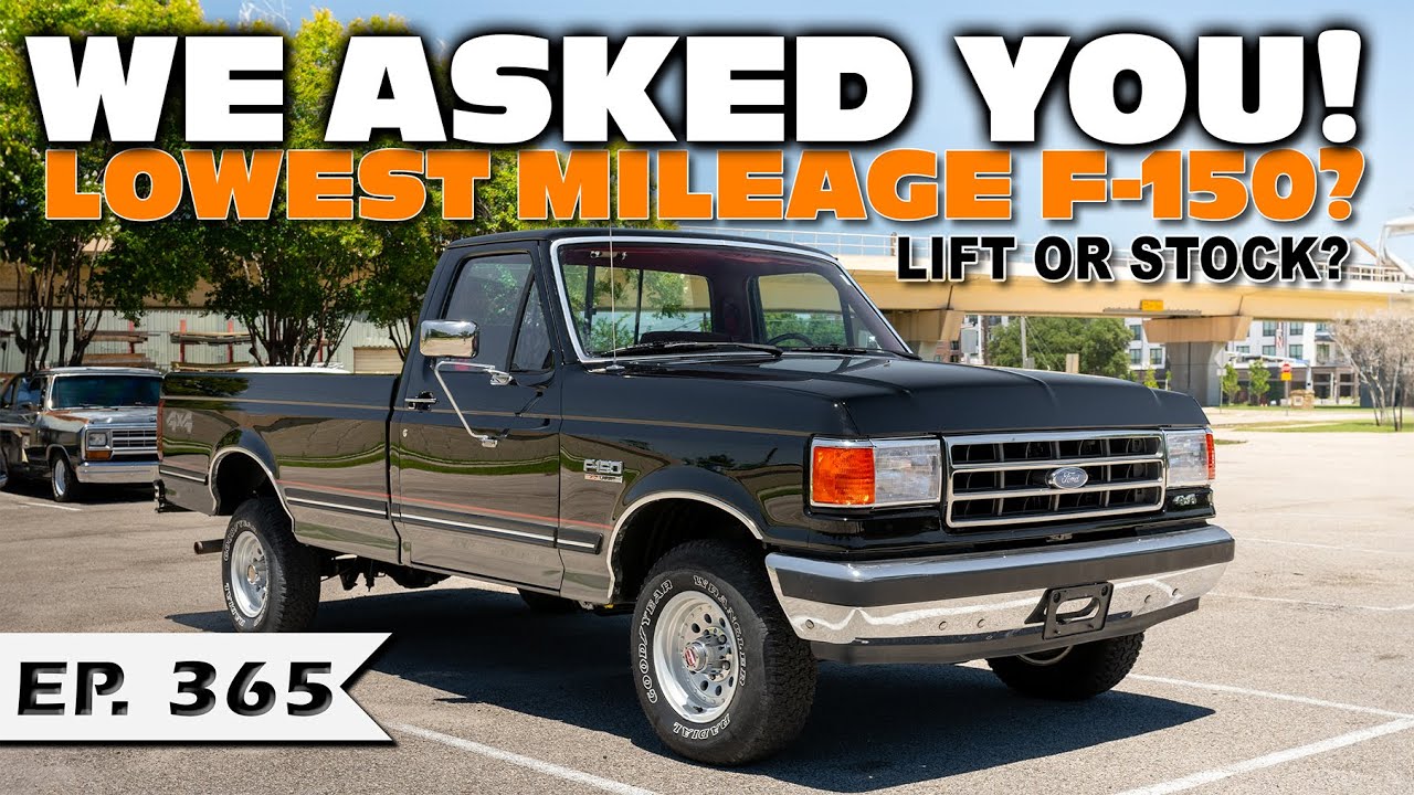 LIFT OR STOCK? Crazy Low Mileage 1991 Ford F-150