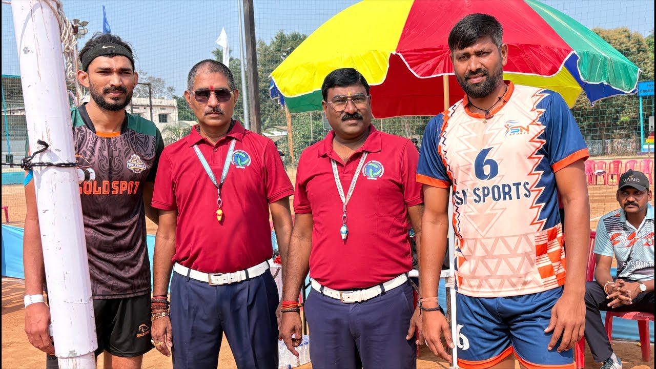 all india 🇮🇳 volleyball warriors is live first semi-final, cg police vs Pune #vollyboll #viralree