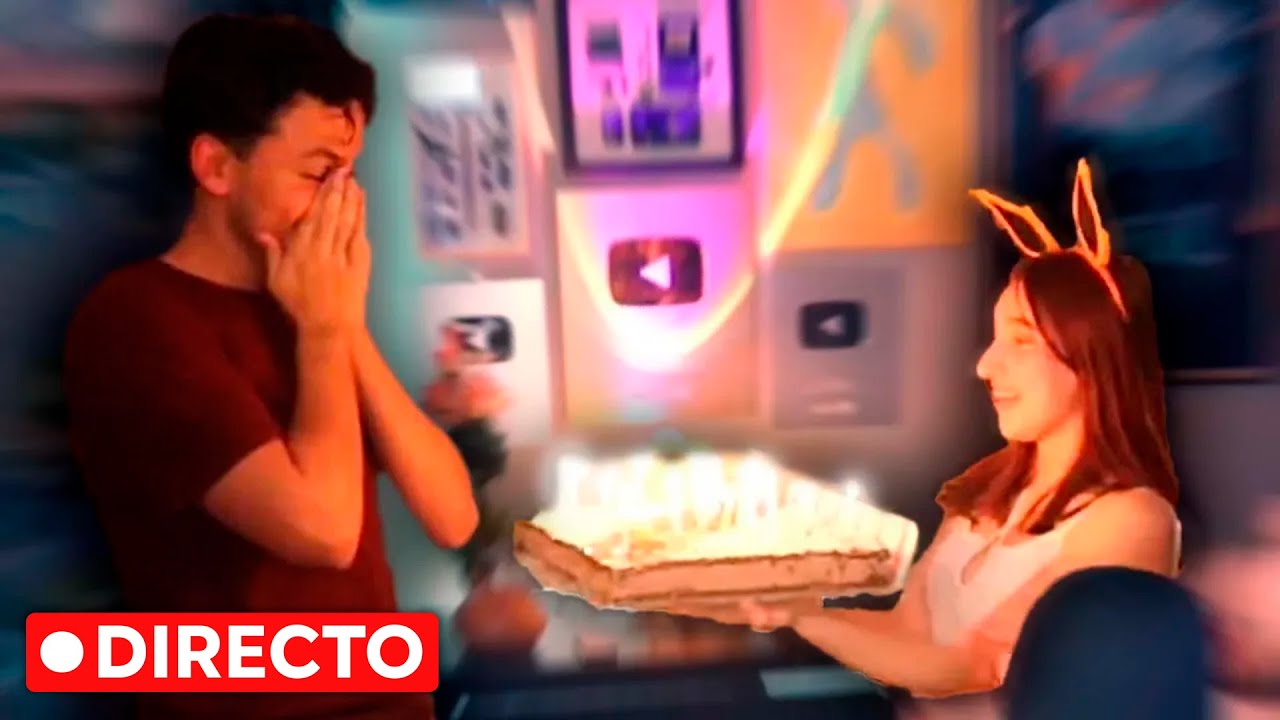 le hicimos una sorpresa a mi hermano en directo 🎉