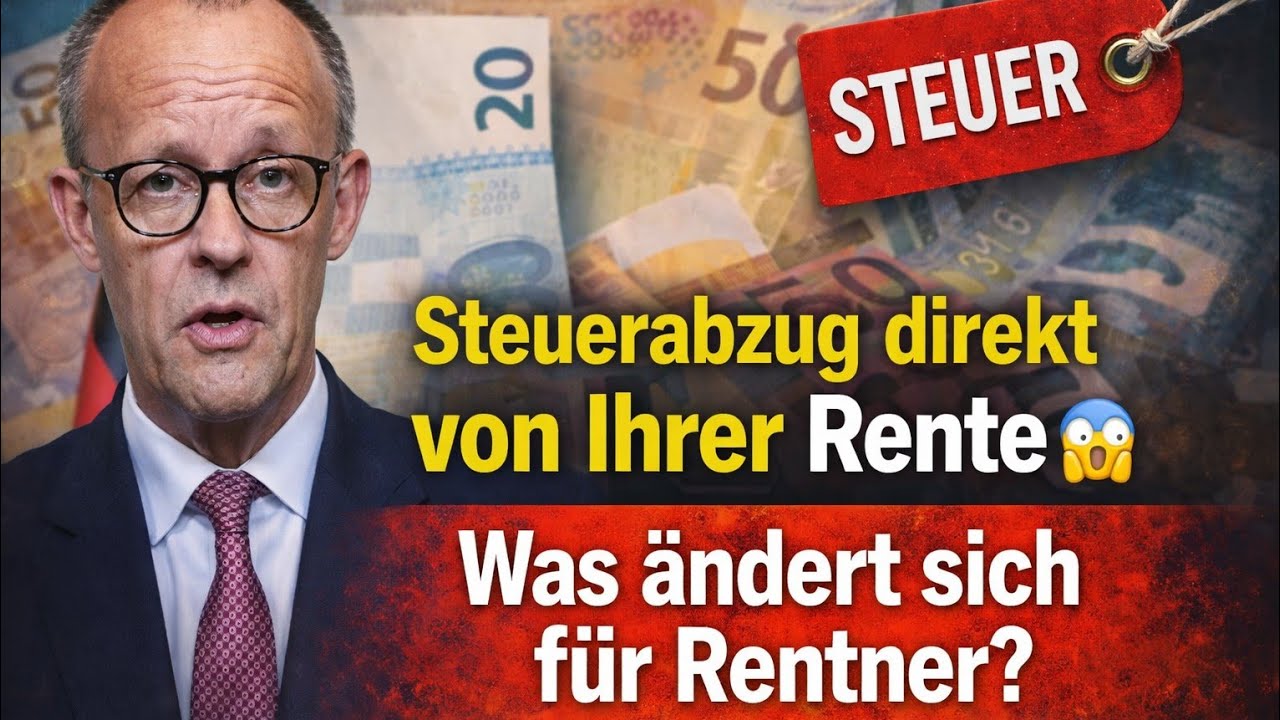 Steuerabzug direkt von Ihrer Rente 😱 Was ändert sich für Rentner?