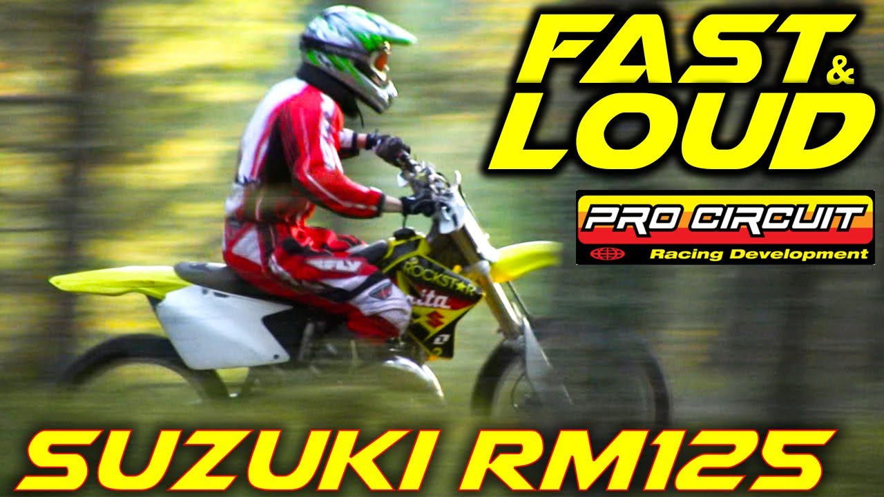 LOUDEST RM125 on YouTube ?! 2-stroke SCREAMER !