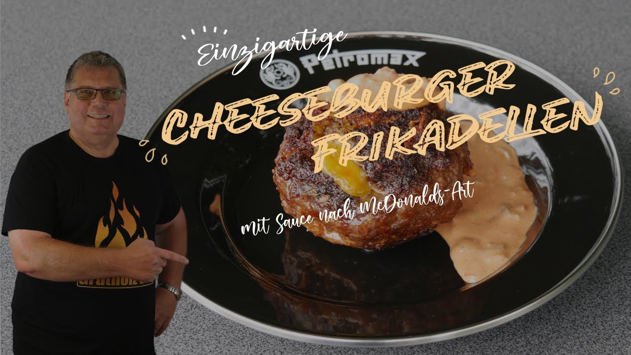 Cheeseburger Frikadellen mit Sauce nach McDonalds Art