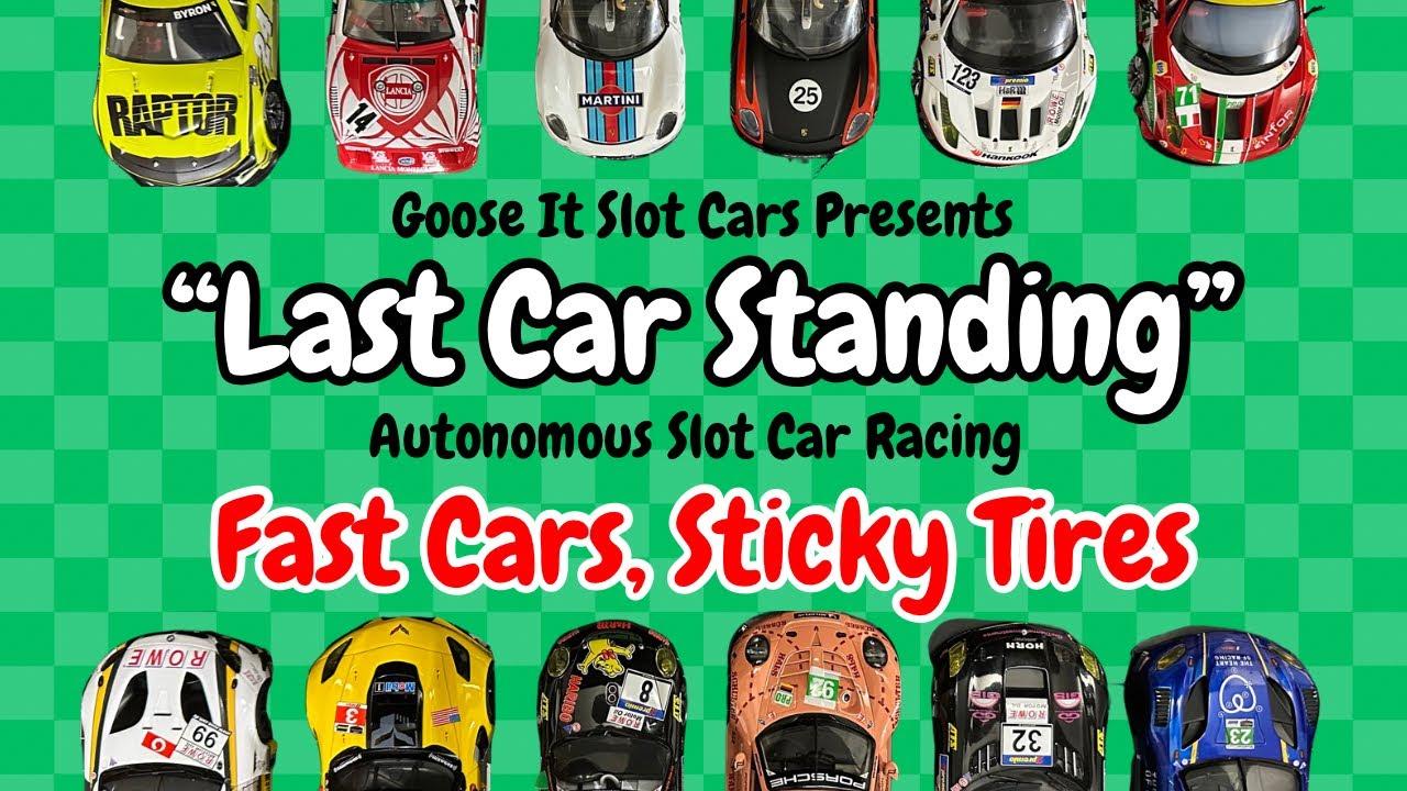 Silicone Tire Battle | Autonomous #SlotCar Racing