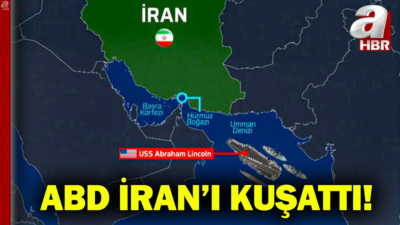 ABD savaş gemileri Trump'ın emrini bekliyor! ABD İran'ı kuşattı | A Haber