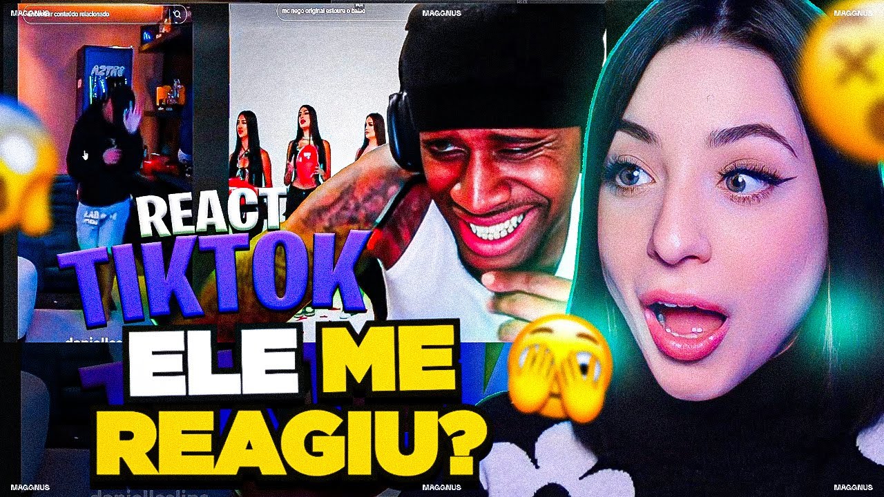 Ellen reage a OCLENIS REAGINDO AO TIKTOK! DESSA VEZ ELE NÃO TANKOU
