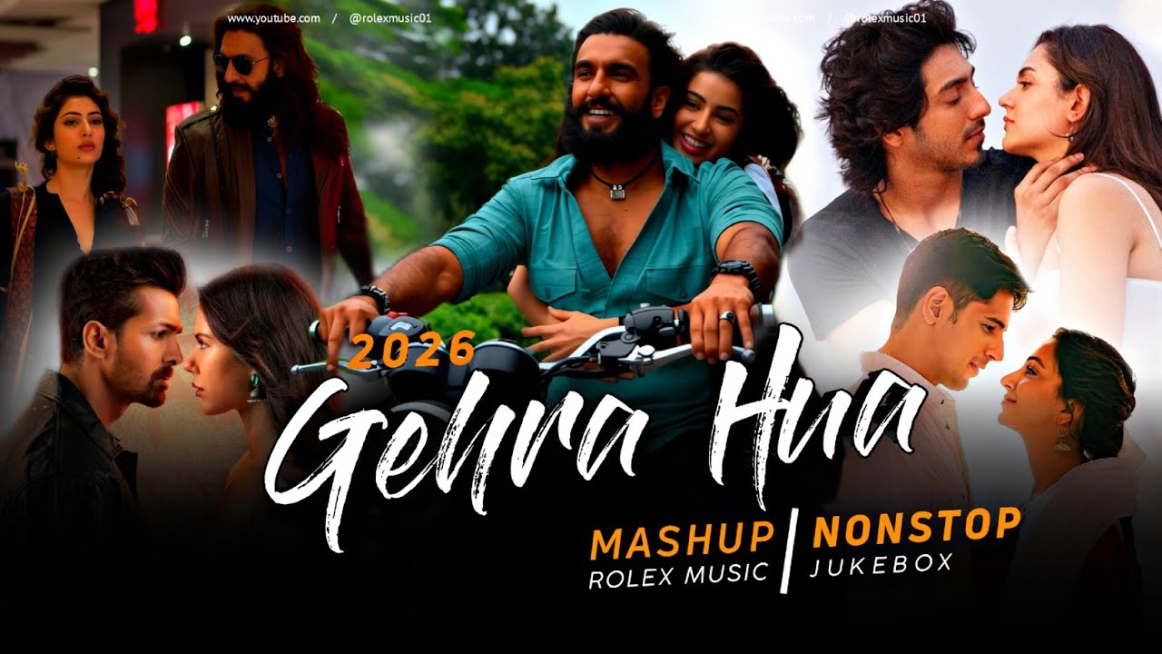 Gehra Hua Mashup | Nonstop Jukebox | Arijit Singh | Dhurandhar | Latest Romantic Songs | Rolex Music