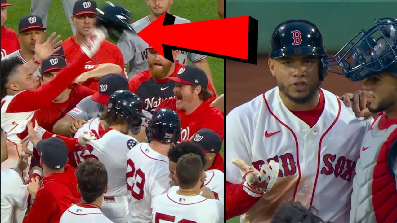 Willson Contreras CHARGES Mound & THROWS Helmet at Cade Cavalli! Red Sox, Nats BRAWL!