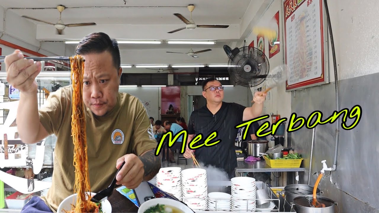 MALAYSIA MEE TERBANG!!! Sarapan Pagi Mee Terbang Di Jalan Bakawali Johor Jaya…//