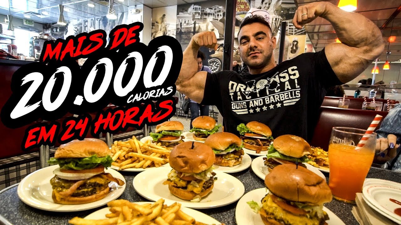 BODYBUILDER COMENDO MAIS DE 20 MIL CALORIAS - RAFAEL BRANDÃO