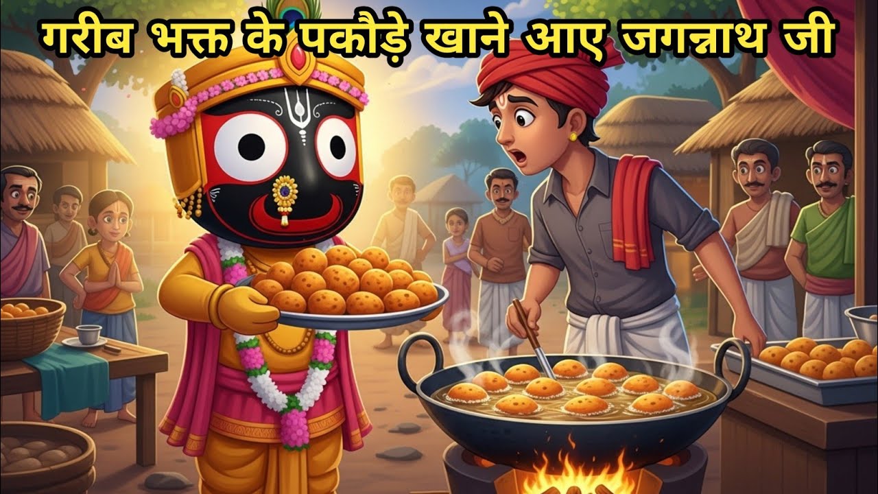 गरीब भक्त के पकौड़े खाने आए जगन्नाथ जी | Hindi Story | Bhakti Kahani | Moral story | Hindi kahani |