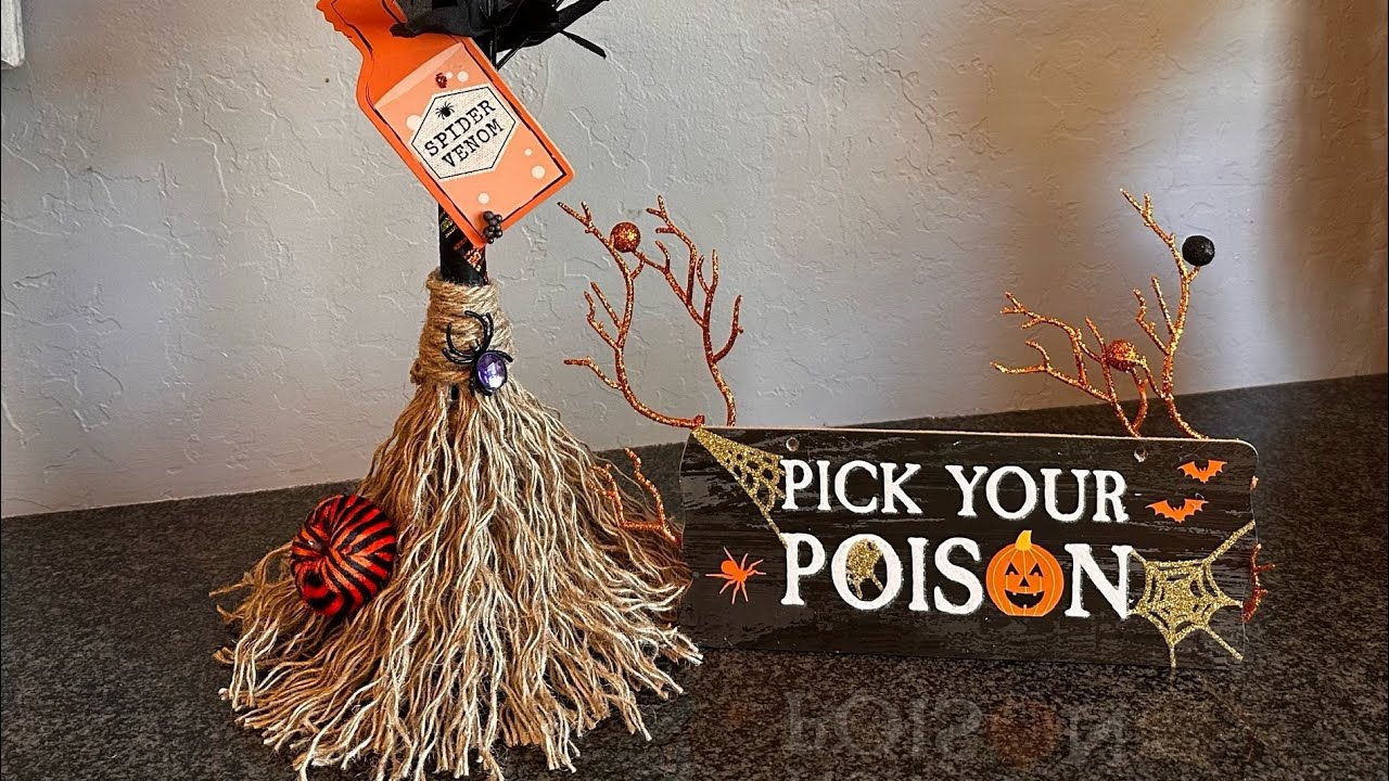 ￼Toilet plugger witch broom