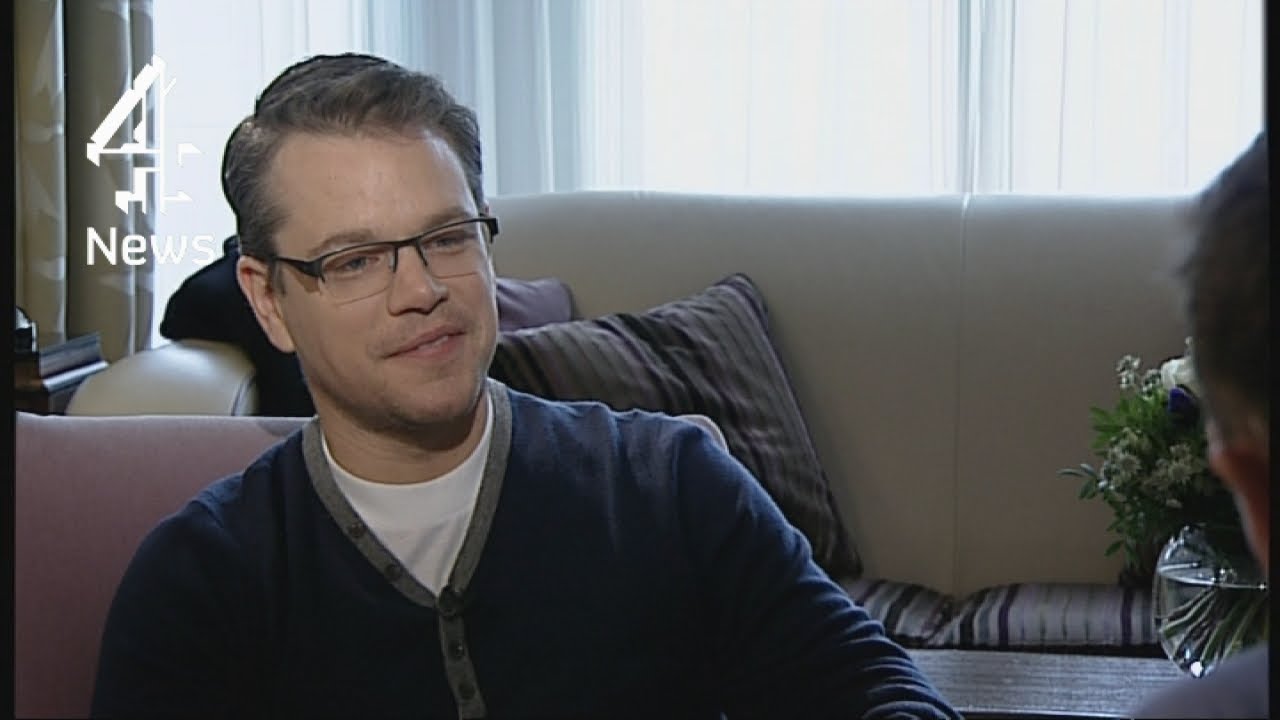Matt Damon on Hollywood, healthcare and the 1% | Channel 4 News