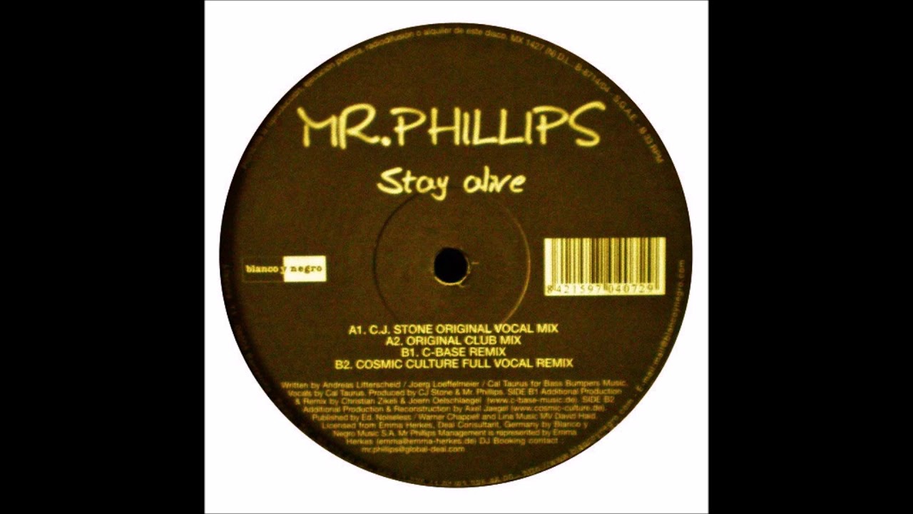Mr. Phillips - Stay Alive (Original Club Mix) (2004)