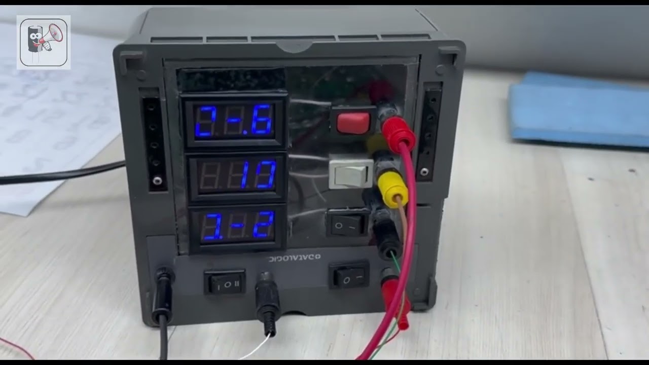 Instrumento de bancada para manutenção de fontes principalmente fontes de tvs 