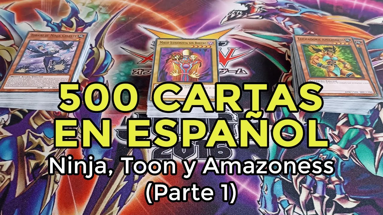 Yugioh 500 Cartas en Español (3 BARAJAS - PARTE 1) - Cartas Yugioh Colombia