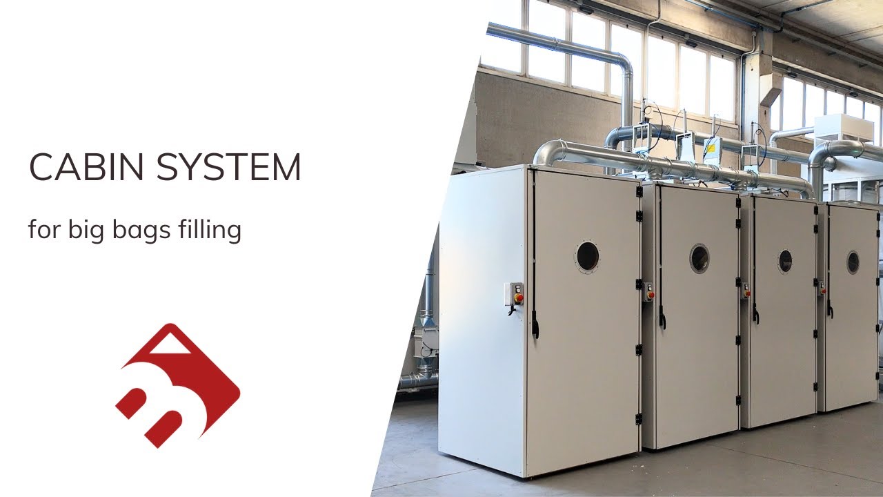 Foam Shredding Line with Cabin System for Big-Bags