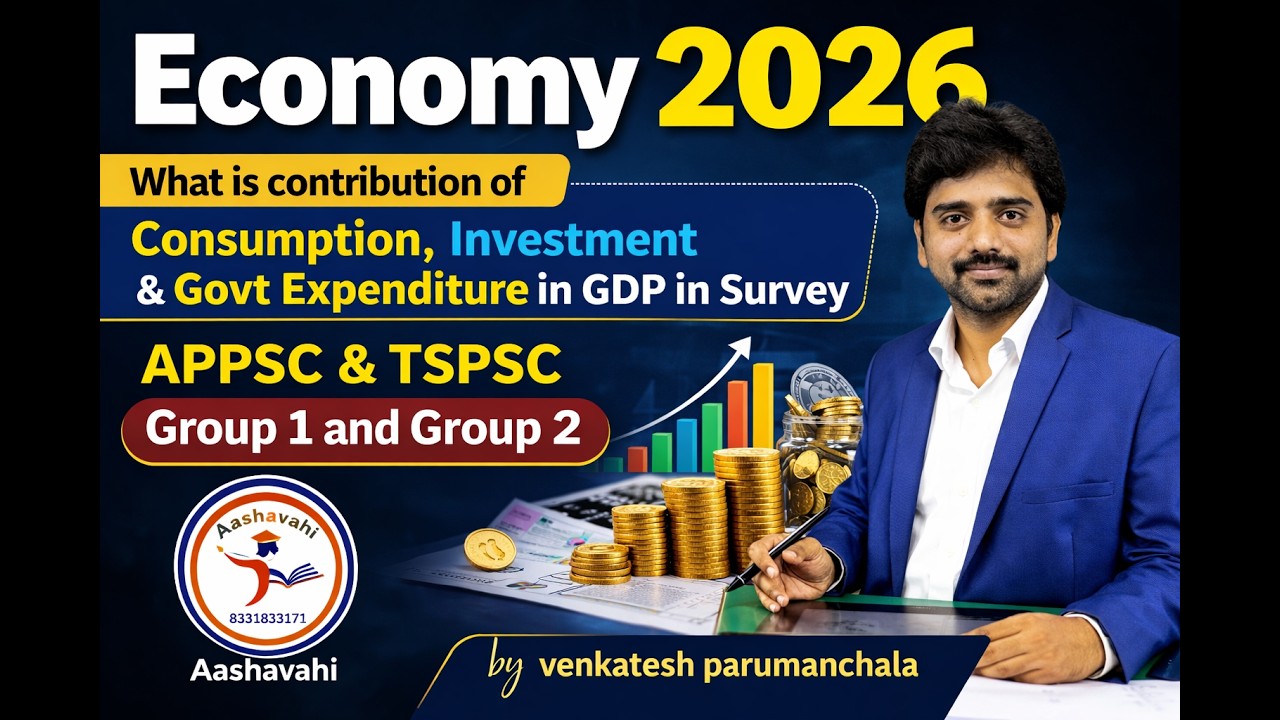 Economic Survey 2026 part 2 for group2 and group1  by  venkatesh parumanchala economy classes
