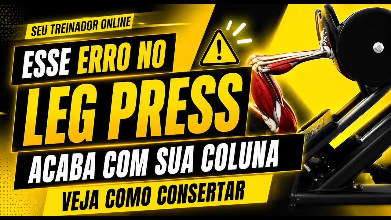 Como fazer o LEG PRESS SEM DOR NA LOMBAR - Seu Treinador Online | Biomecânica