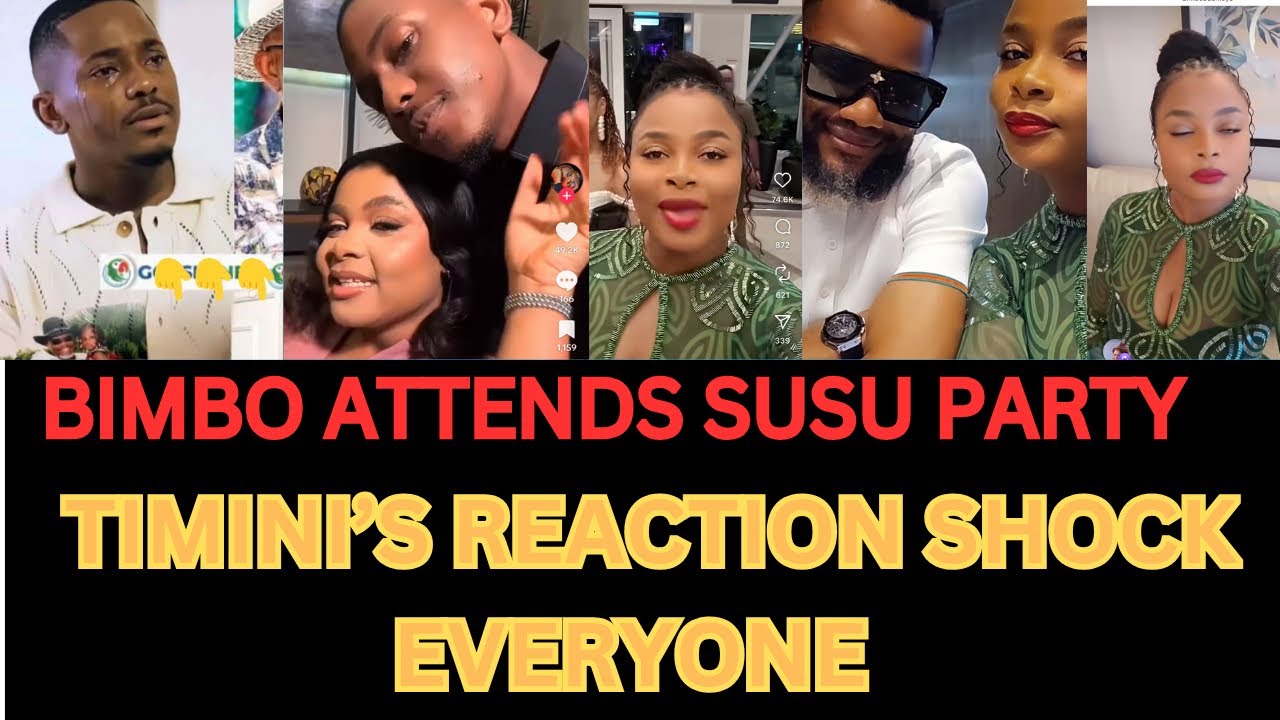 Timini Egbuson REACTS AFTER SEEING Bimbo Ademoye AT Adesua Etomi’S BIRTHDAY PARTY 😳🔥#trendingnow 
