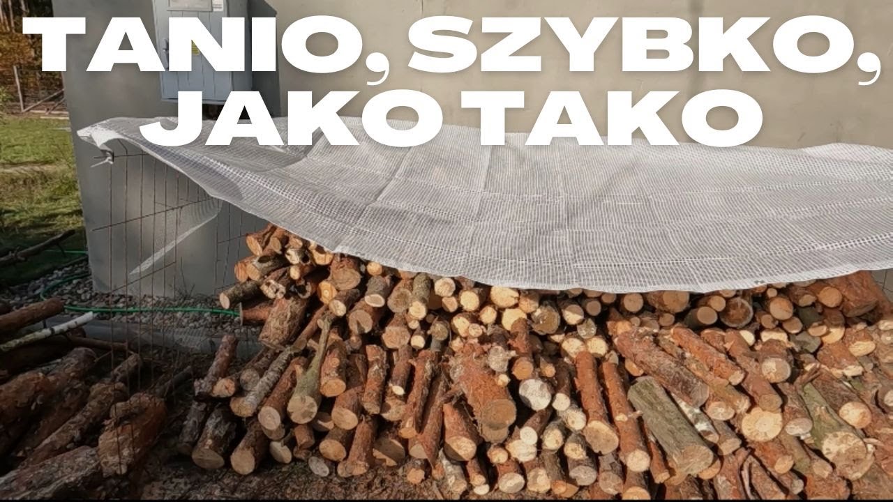 Budowa przydomowej drewutni za kilka złotych