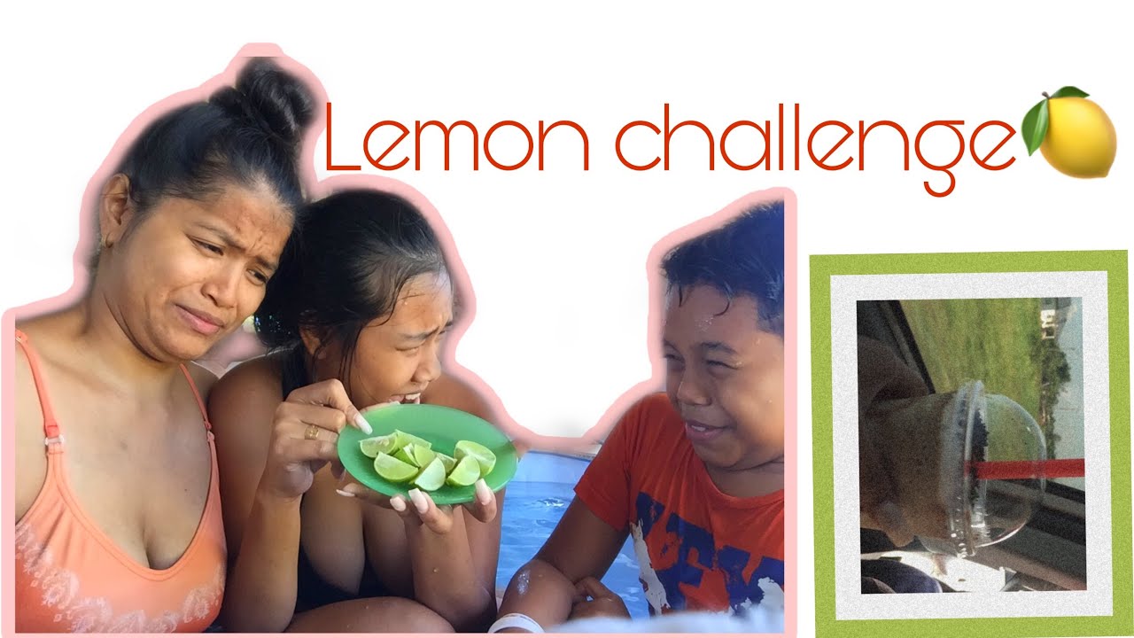 Icedcoffee halen🥤Lemon Challenge🍋