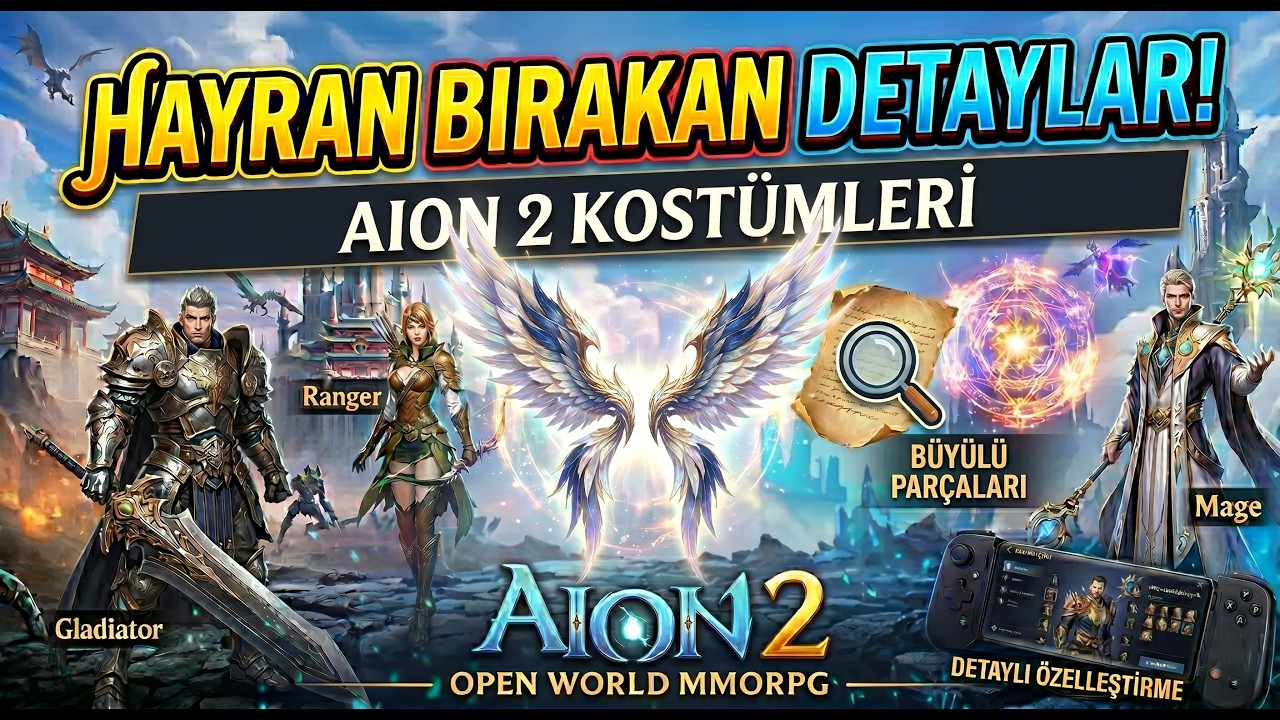 AION 2 Karakter &Ouml;zelleştirme: En İyi Kıyafetler ve Evcil Hayvanlar! #aion2