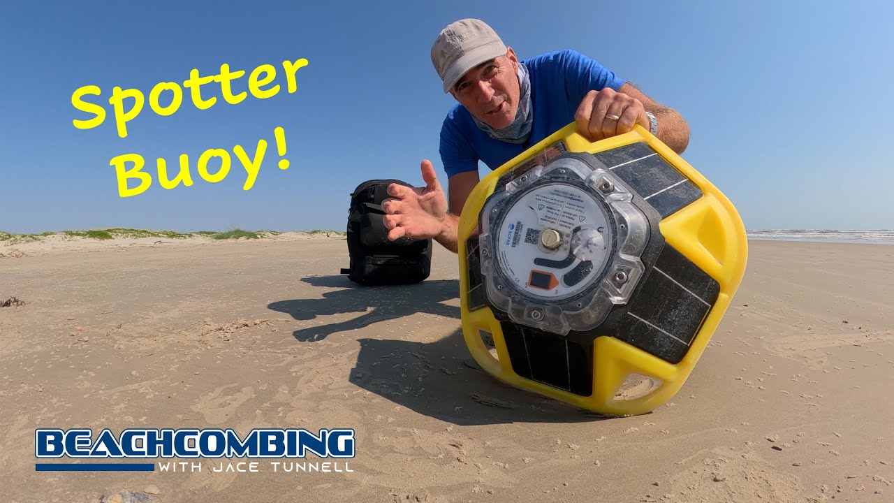 Beachcombing - Spotter Buoy WASHED UP at Beach!